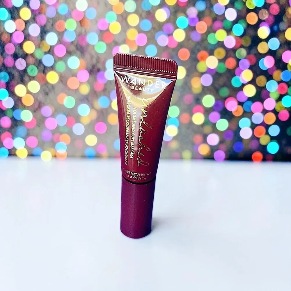 WANDER BEAUTY Mini Unlashed Volume & Curl Mascara in Tarmac 0.12 oz NWOB